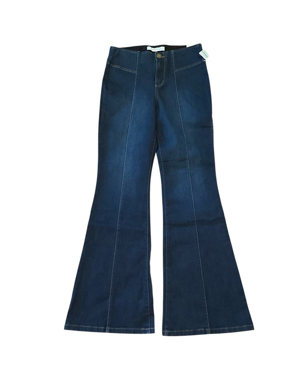 Vintage America Flare Jeans Womens 8/29 Blue Denim Medium Wash